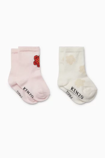 Knit Socks, Set of 2