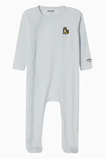 Animal Graphic Pyjama in Velvet