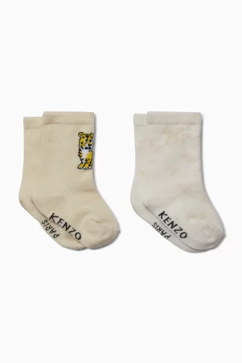 Knit Socks, Set of 2