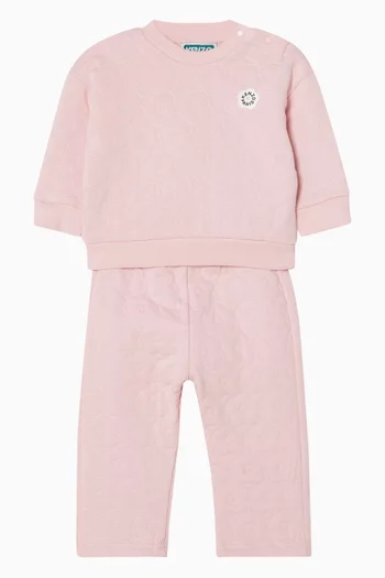 Sweatshirt & Pants Set in Jersey
