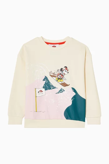 Ski Mickey Mouse Graphic Sweatshirt
