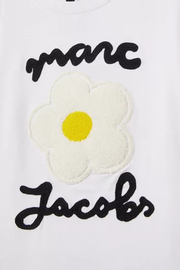 Bouclé Daisy T-Shirt in Jersey