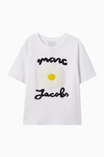 Bouclé Daisy T-Shirt in Jersey