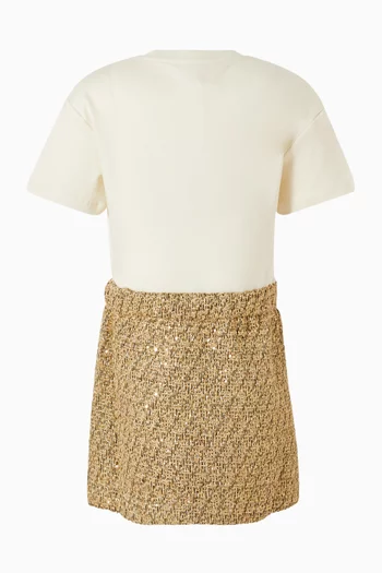 Logo-graphic Dress