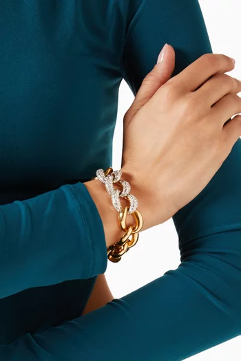 1990s Vintage Curb Chain Bracelet