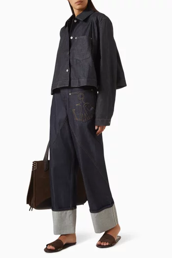 Twisted Workwear Jeans in Denim