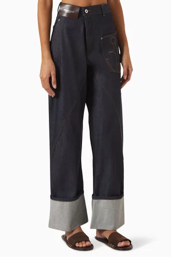 Twisted Workwear Jeans in Denim
