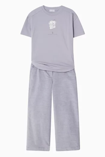 Crop Pants in Corduroy
