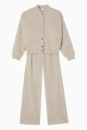 Track Pants in Virgin Wool Blend