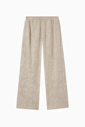 Track Pants in Virgin Wool Blend