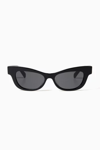 Triomphe Cat-eye Sunglasses in Acetate
