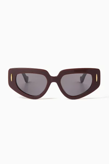 Anagram Geometric Sunglasses in Acetate