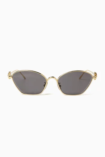 Anagram Cat-eye Sunglasses