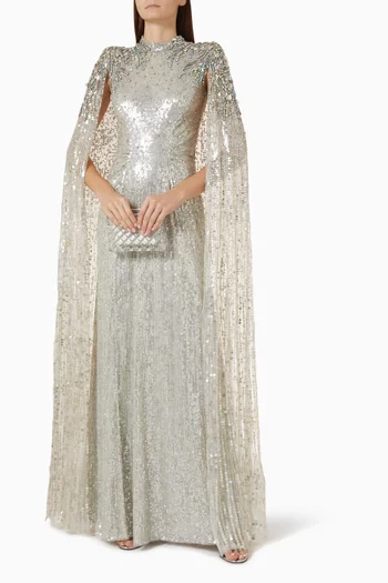 Dakota Crystal-embellished Gown