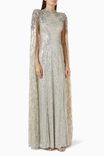 Dakota Crystal-embellished Gown
