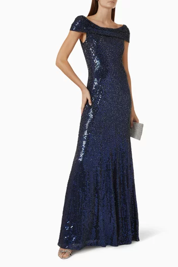 Echo Off-shoulder Gown