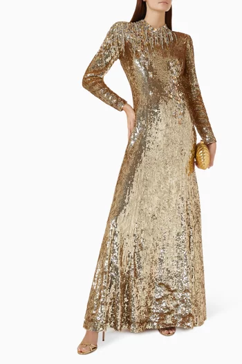 Lina Sequin-embellished Dress