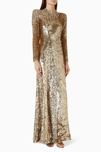 Lina Sequin-embellished Dress