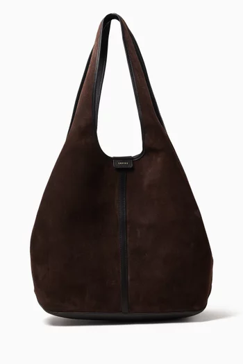 Douche Tote Bag in Suede