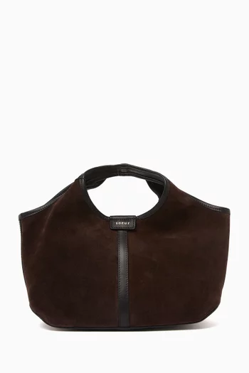 Mini Douche Tote Bag in Suede
