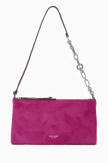 Fling Mini Pouch Bag in Suede