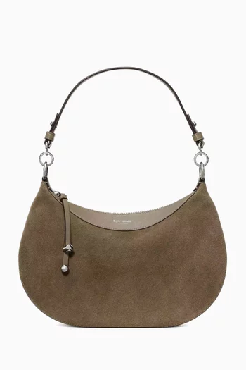 Liv Shoulder Bag in Suede