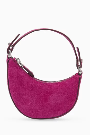 Charmed Duo Nano Shoulder Bag in Suede