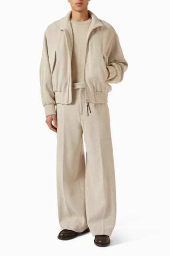 Le Bomber Losange Jacket in Knit