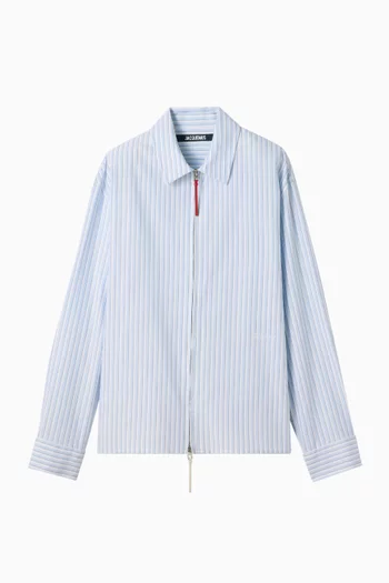 La Chemise Flash Striped Shirt in Cotton