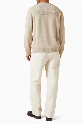 La Maille Moulin Sweater in Merino Wool