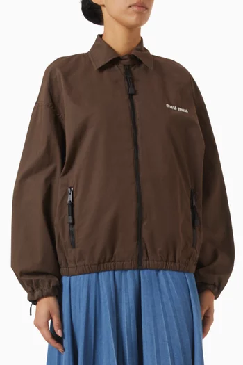Blouson Jacket in Gabardine