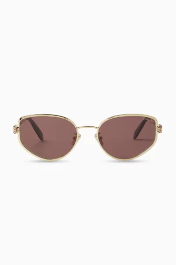 Serpenti Forever Geometric Sunglasses