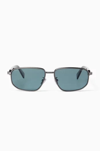 Octo Finissimo Sunglasses in Metal