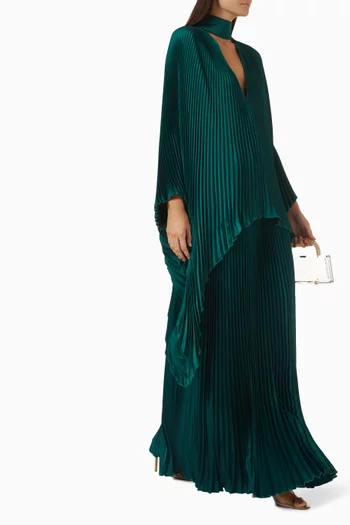 Gala Pleated Maxi Skirt