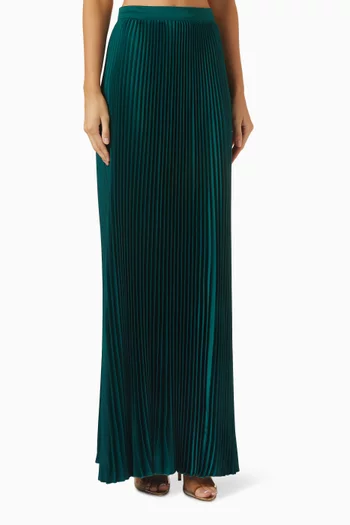 Gala Pleated Maxi Skirt