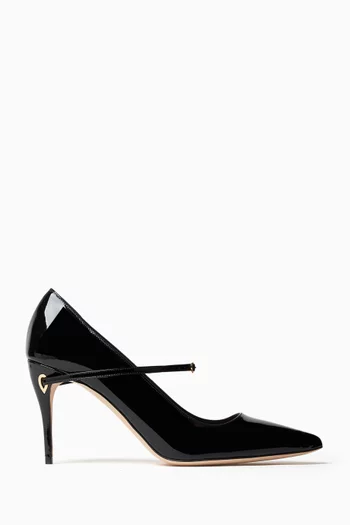 Lorenzo 85 Pumps in Patent Leather