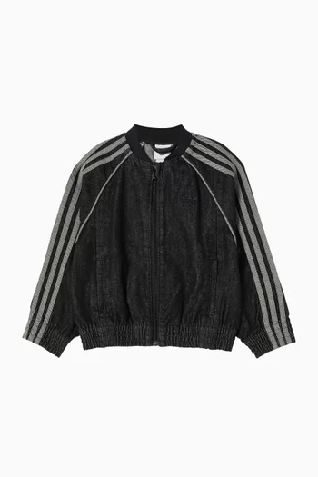 Track Jacket in Denim