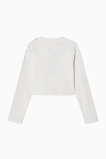 3-Stripes Long Sleeve Top