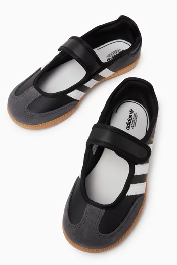Samba Jane Ballerina Sneakers in Leather