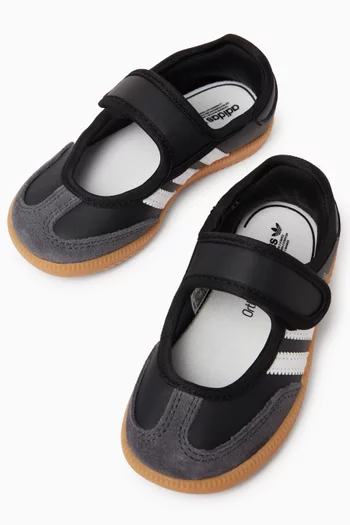 Samba Jane Ballerina Sneakers in Leather