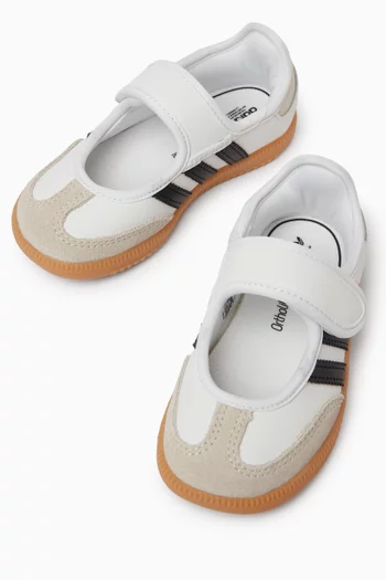 Samba Jane Ballerina Sneakers in Leather