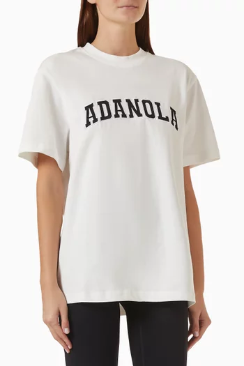 Varsity Oversized T-shirt in Organic Cotton