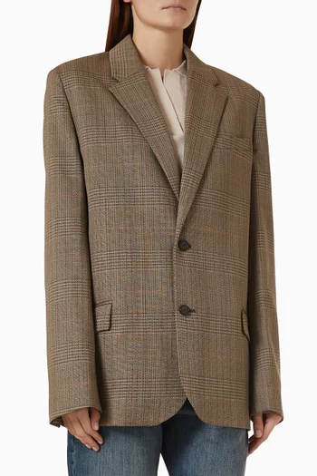 Hermosa Prince of Wales Check Blazer