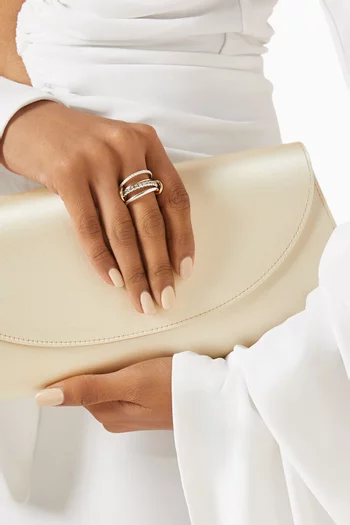 Arla SG Gris Ring in Sterling Silver & 18kt Gold