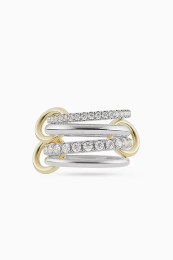 Halley SG Deux Ring in Sterling Silver & 18kt Gold