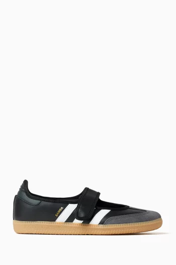Samba Jane Ballerina Sneakers in Leather
