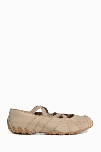 Ghost Sprint Ballerina Flats in Suede