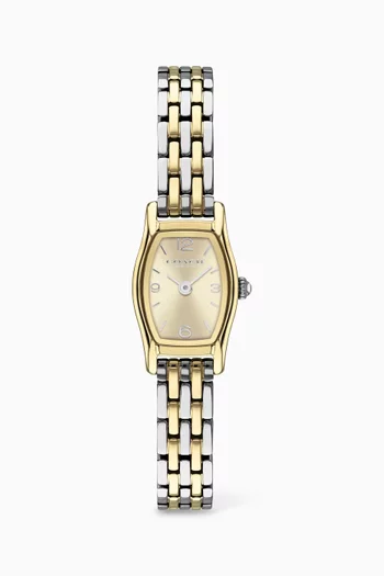 Greta Quartz Stainless Steel Watch, 15mm