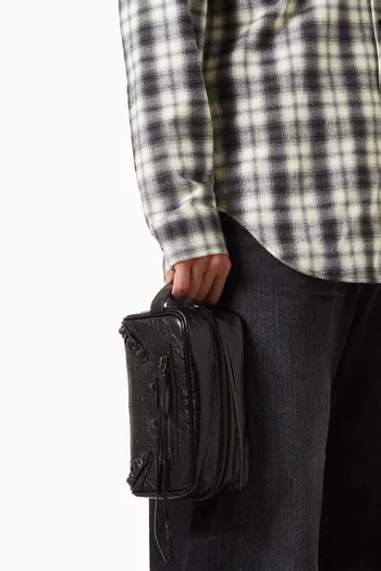 حقيبة مستحضرات العناية الشخصية لو سيتي جلد ماعز أرينا