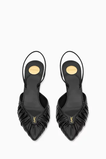 Folie 75 Slingback Pumps in Leather